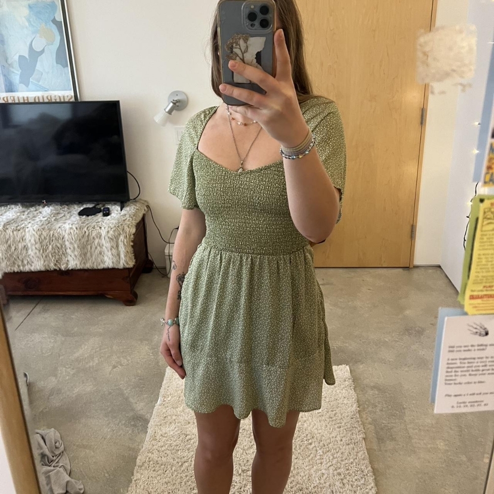 Abercrombie & Fitch Green Dress